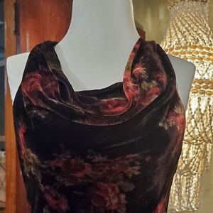 Ralph Lauren Bias Cut Velvet Evening Dress